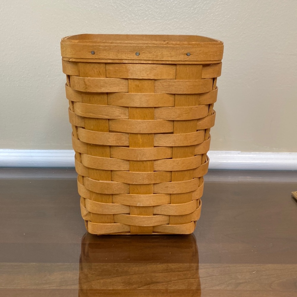 Longaberger Medium Spoon basket Hand oven Dresden, Ohio USA 1996